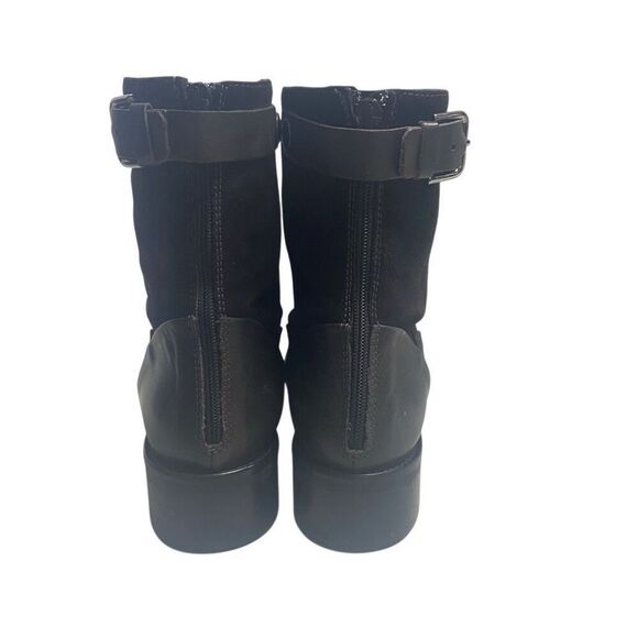 VERA GOMMA Leather Italian Boots Black Size EU 38, US Size 7.5 Made in Italy - Picture 2 of 15